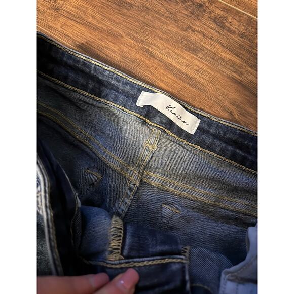 KanCan Jeans Size 11/29 High Rise Skinny Stretch Medium Wash Distressed - Picture 3 of 8